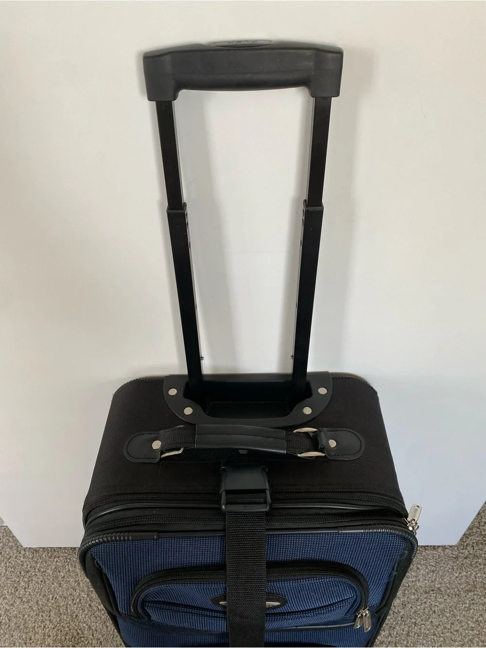 Navy Softside Carry-On Luggage